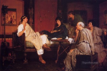 Tibulo en Delias Romántico Sir Lawrence Alma Tadema Pinturas al óleo